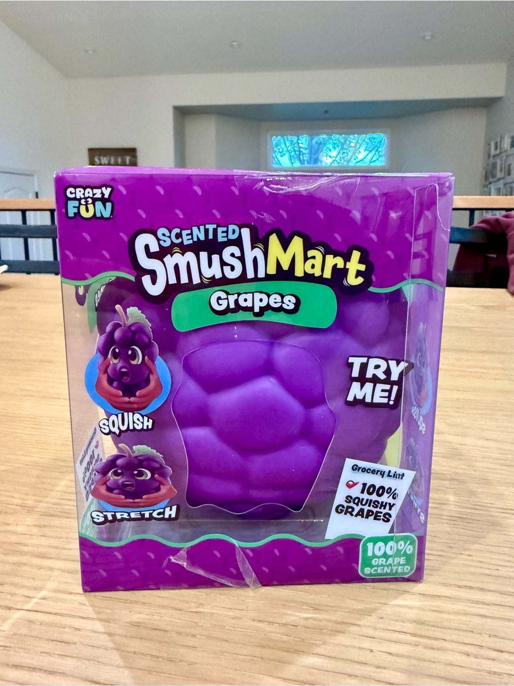 SmushMart Grape-Scented Squishy 🍇 by RMS / Crazy Fun